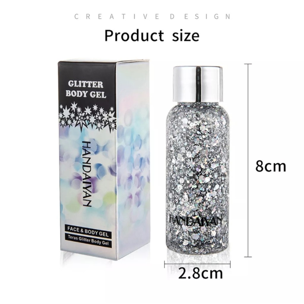 rcsbeauty ✅ HANDAIYAN body glitter body gel glitter