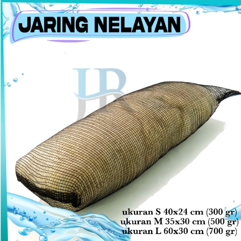 Jual Jaring nelayan media filter kolam japmat lokal ukuran S M L