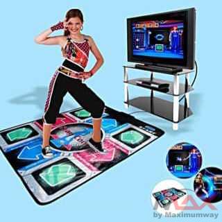 Alat fitness paling efektif Olahraga sambil bermain Games, sambil melangsingkan badan serta melatih refleks dan keseimbangan badan Nendo Karpet Matras DDR Dance Dance Revolution USB Pad - 051600 / fitnes kaki /  beban kaki / alat fitnes / olahraga lompat