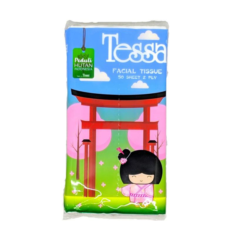 Tissue Tessa travel 50 sheet 2 ply / Tisu Wajah / Facial Tissue