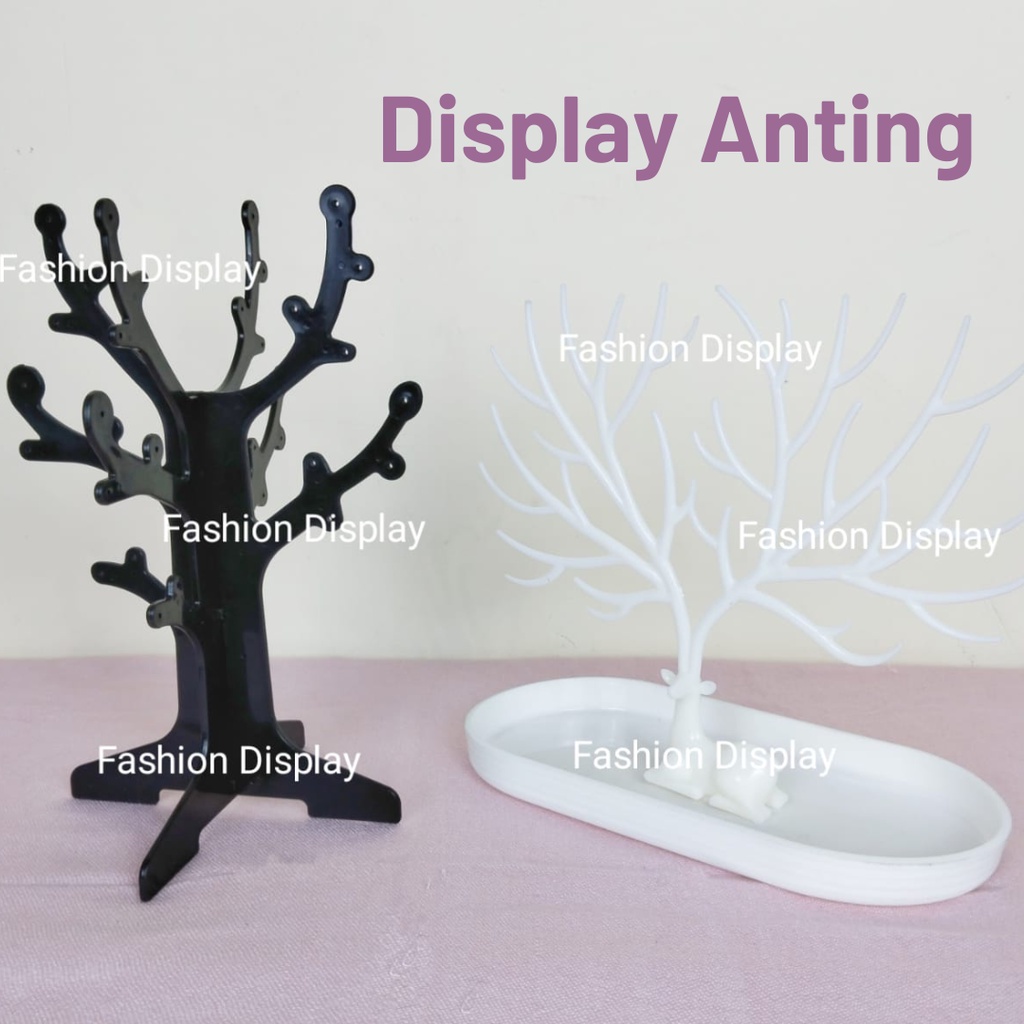 Akrilik Anting Pohon Tempat Aksesories Stand Anting Display Tempat Aksesoris (BH)