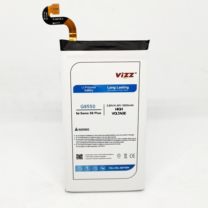 Vizz Double Power Battery Batre Baterai Vizz Samsung S8 Plus G9550 G955 EB-BG955ABE