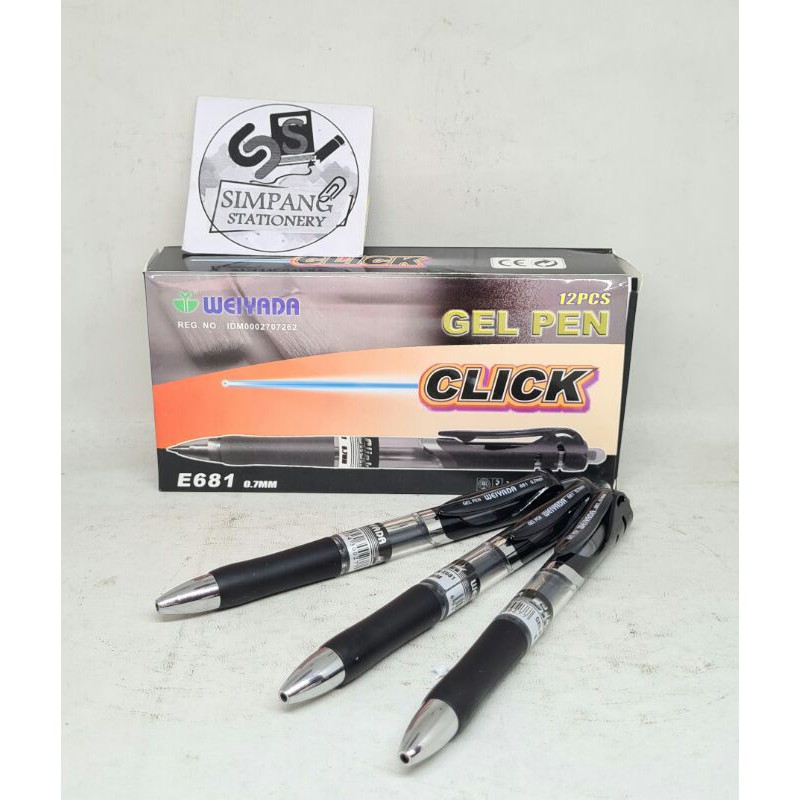 

Bolpoin Weiyada Gel Pen Click/dsn