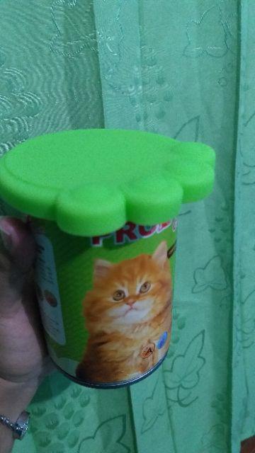 Penutup Segel Makanan Cemilan Snack Kaleng Hewan 3 Lapis Bahan Silikon