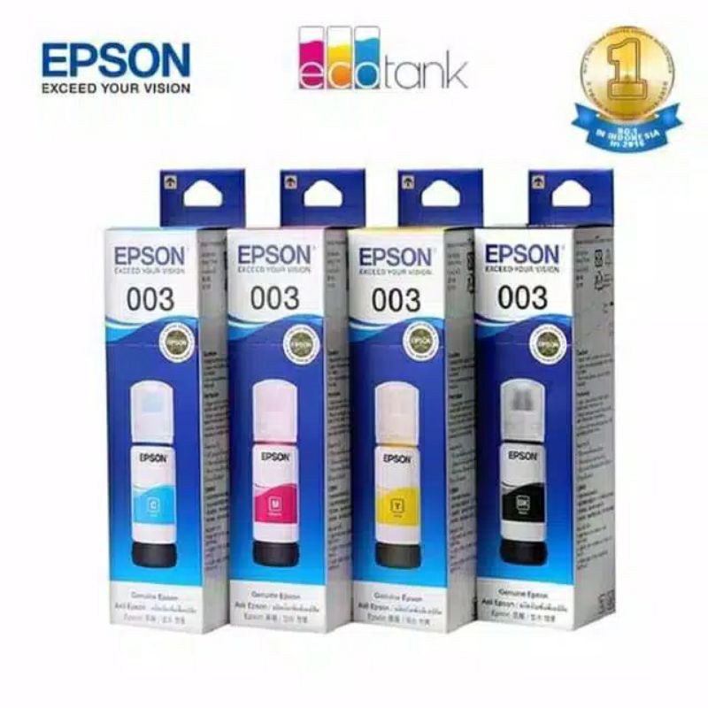 1 set tinta epson 003 original (B. C. M.,Y) Original