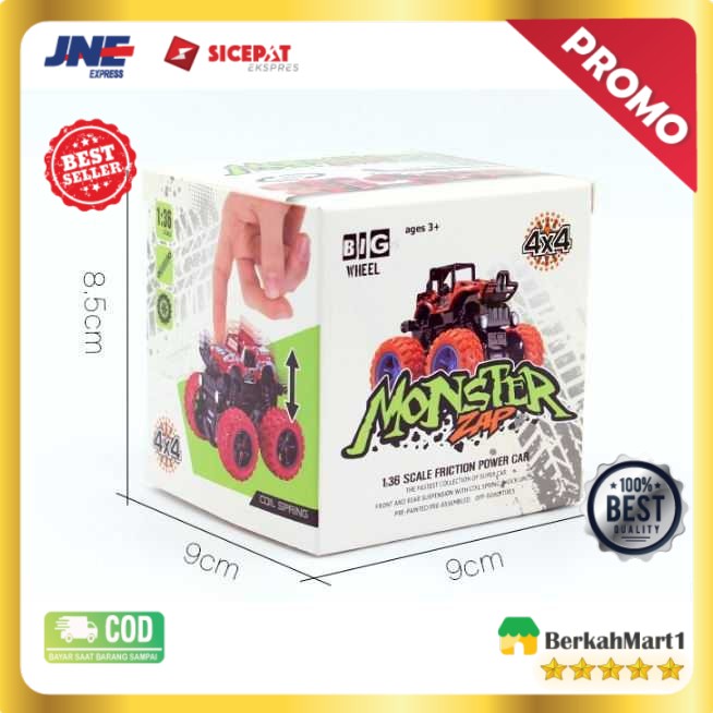 Mobil Mainan Battrey Monster Zap Mainan Mobil Jip Off Road 4 Drive