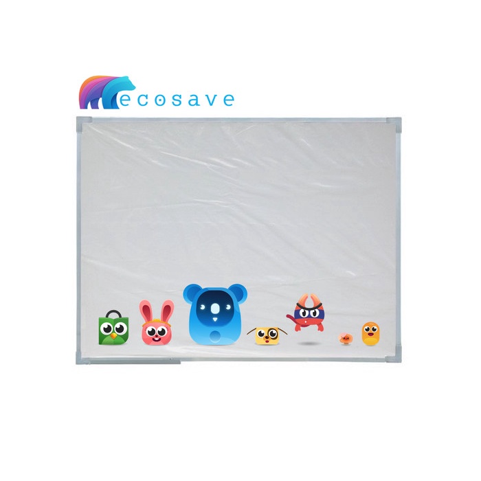 

Papan Tulis Whiteboard 40x60 Anak EcoSave Ori Murah Magnet Magnetik - EcoSave promo