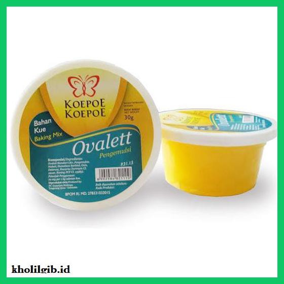 

Redwop-Gnikab- Koepoe Koepoe Ovalett / Bahan Kue Ovalet / Pengemulsi -Hallall.
