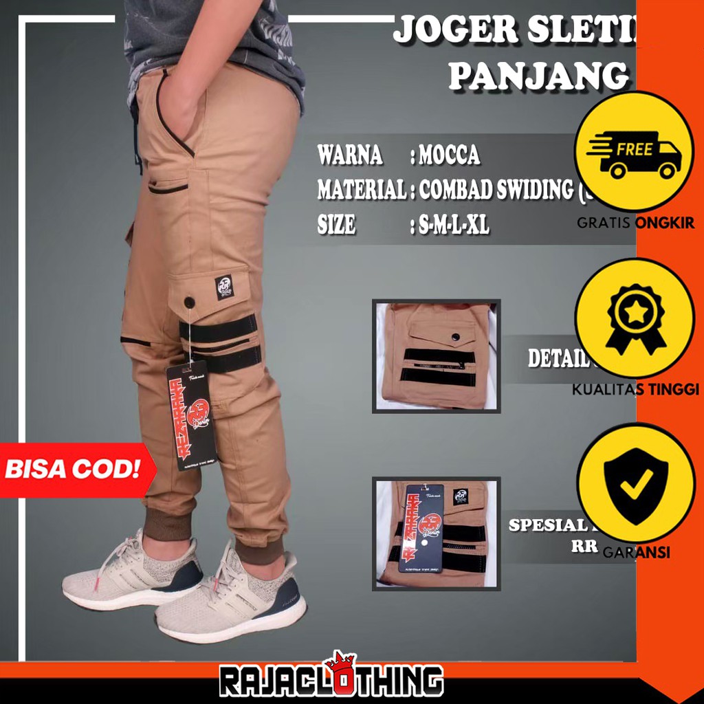 RCL - Celana Jogger Celana Cargo Joger Jogger Pria Twill Bikers S.M.L.XL