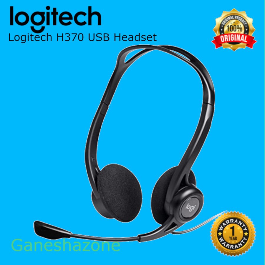 Logitech H370 Headset USB - Over-ear Headphones