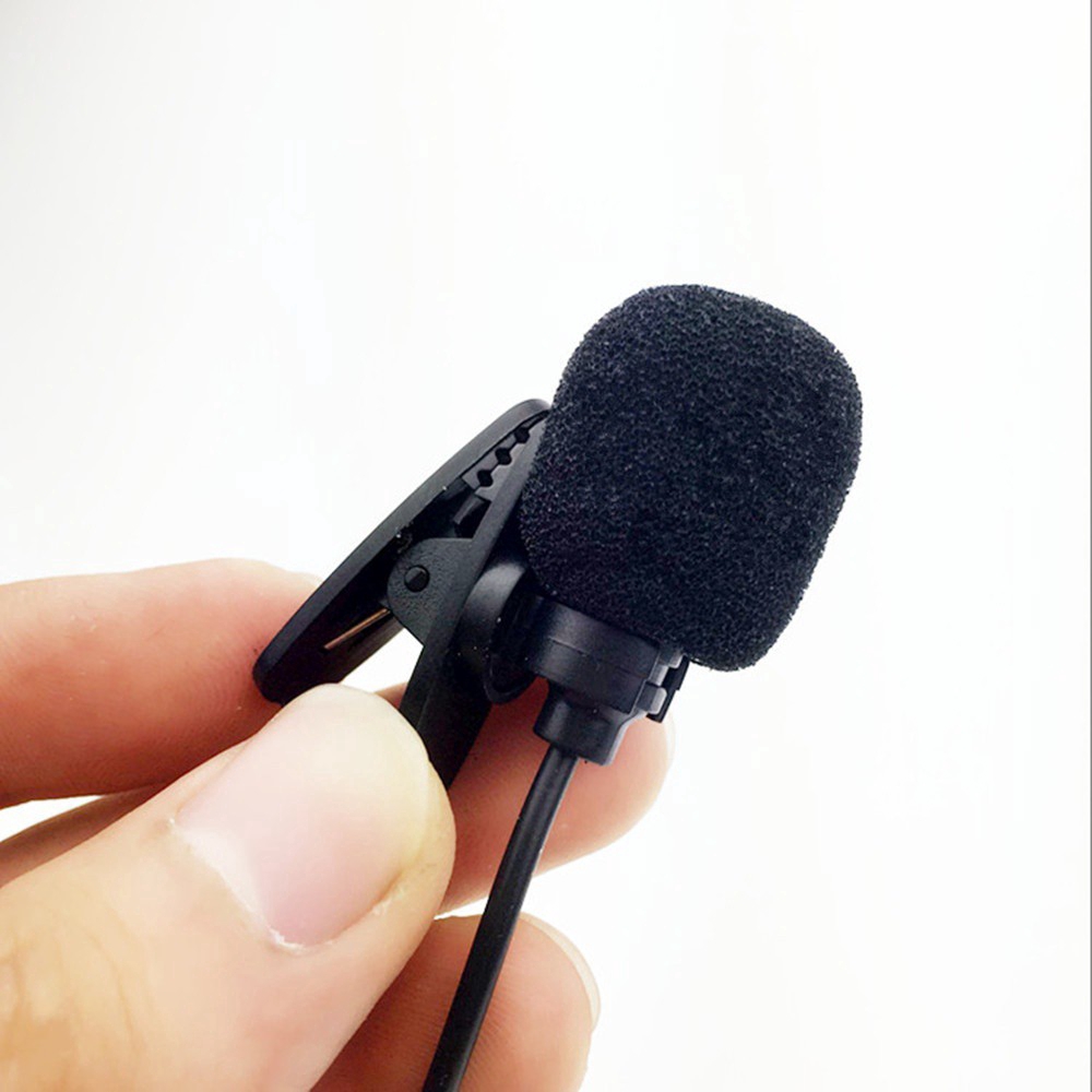 Universal Portable 3.5mm Mini Mic Microphone Hands Free Clip on Microphone Mini Audio Mic