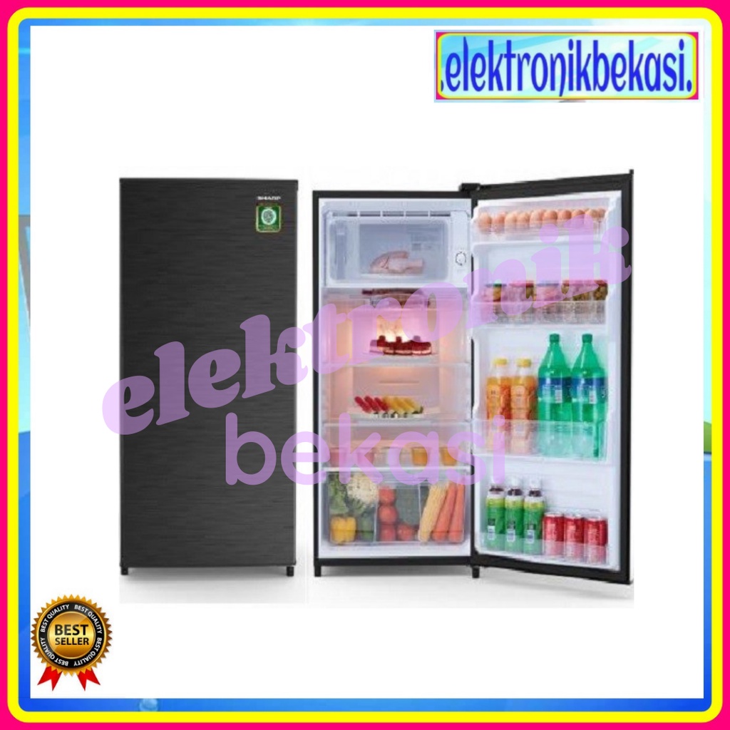 KULKAS SHARP SJN 182 NHS / KULKAS SHARP 1 PINTU 166 LITER 182 N-HS / SHARP SJ-N 182 N-HS