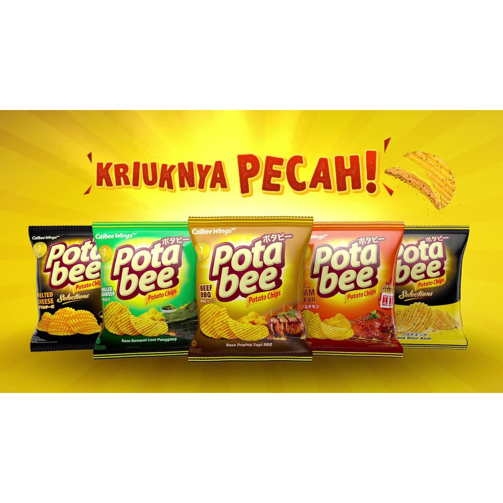 

POTABEE / POTABEE ALL VARIANT 68gr / POTABEE CHIPS / POTABEE CALBEE WINGS / CALBEE / CALBE WINGS