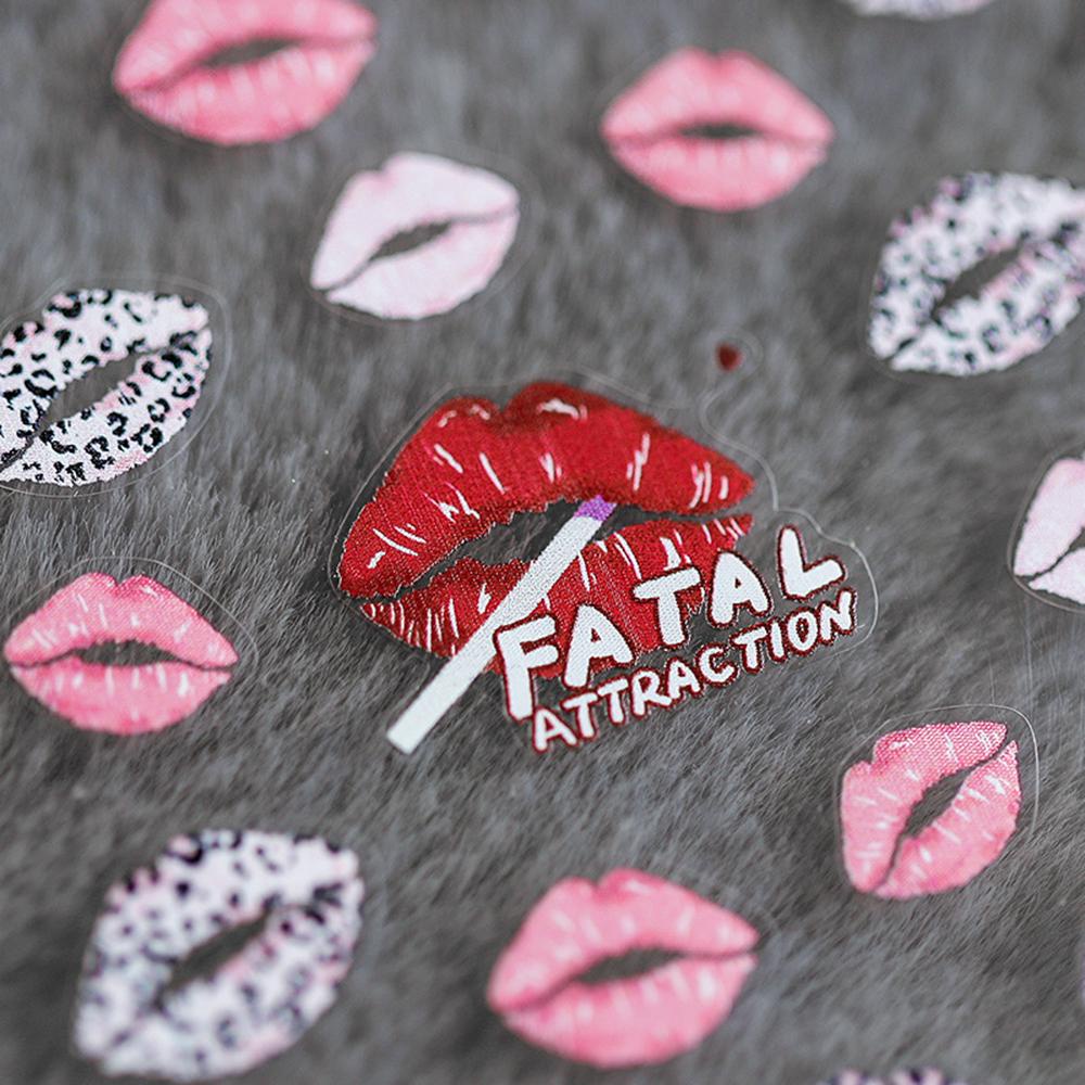 AUGUSTINA Agustin 5D Grafir Stiker Kuku Pesona Slider Decal Perekat DIY Nail Art