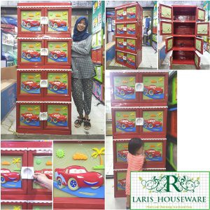 Lemari Plastik Lemari Pakaian SUSUN 4 JUMBO