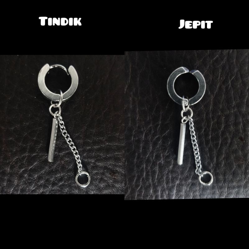 ANTING GANTUNG BATANG RANTE JEPIT &amp; TINDIK