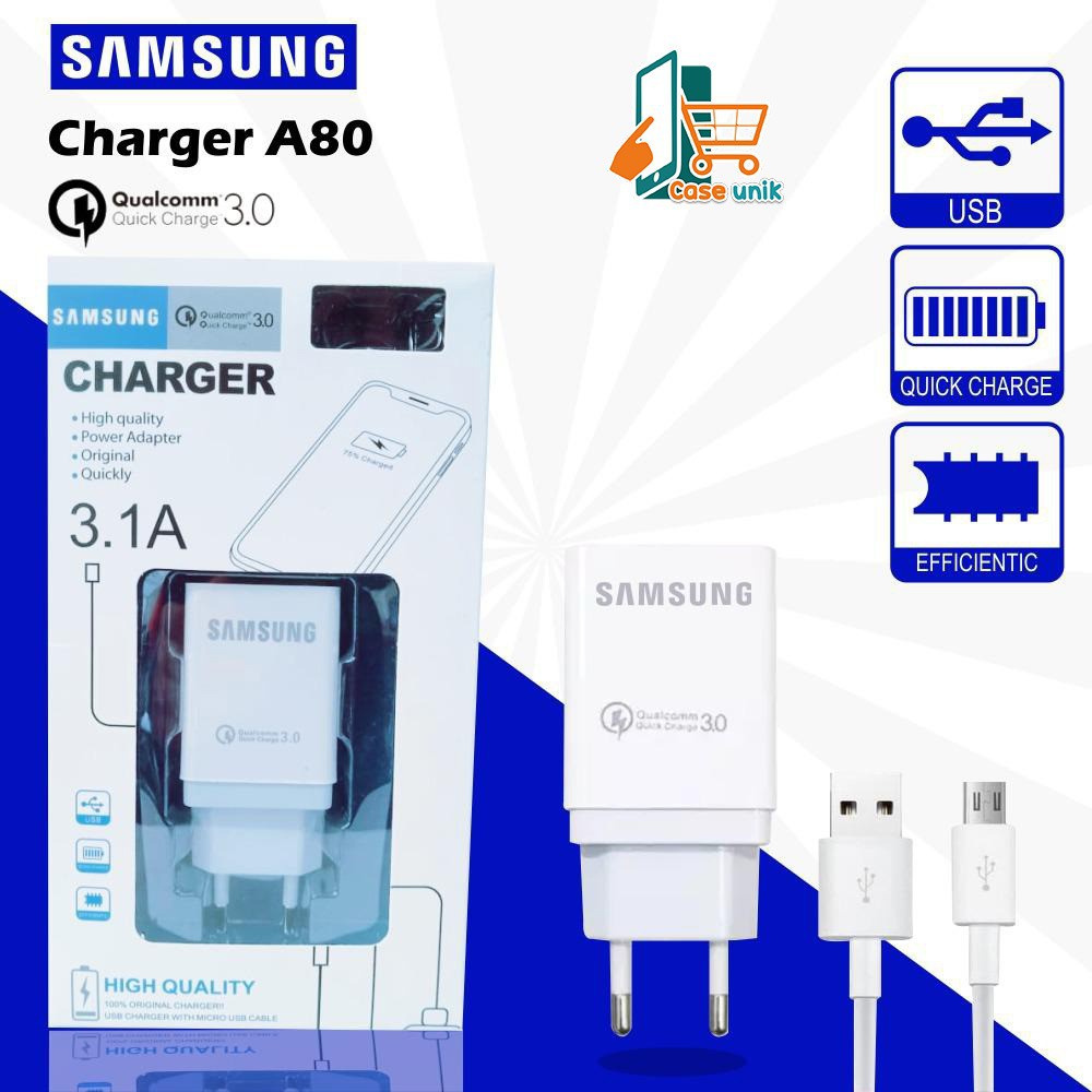 BM048 A80 Cashan Cashan SAMSUNG 3Amper QUALCOM micro fast Charging Anti meledak J2 prime j3 j5 j7  CS2672