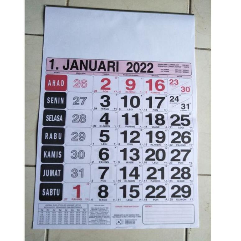 

[KODE ANTRU] Kalender Dinding/Kalender Jawa/Kalender Almanak(2022) 47×30CM