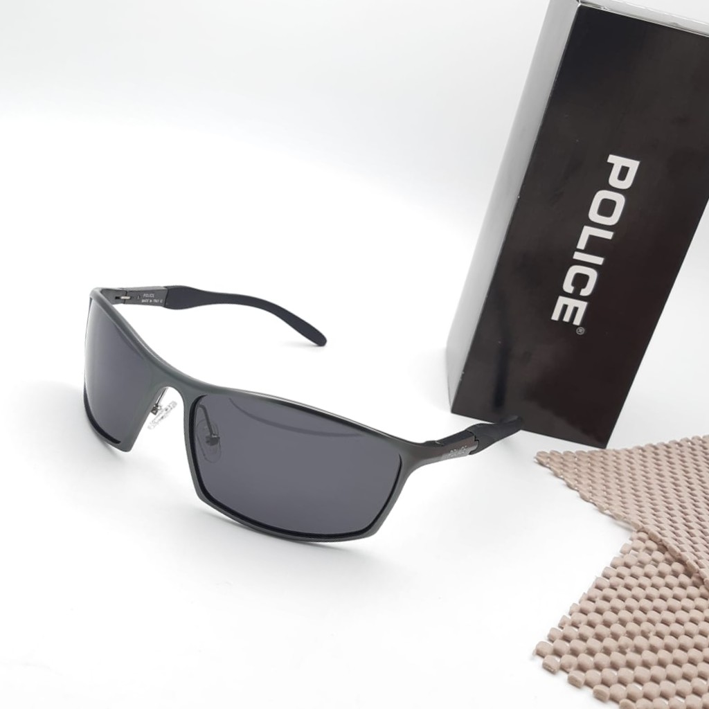 Sunglass Kacamata Sepeda Pria Police A1825 Lensa Anti UV