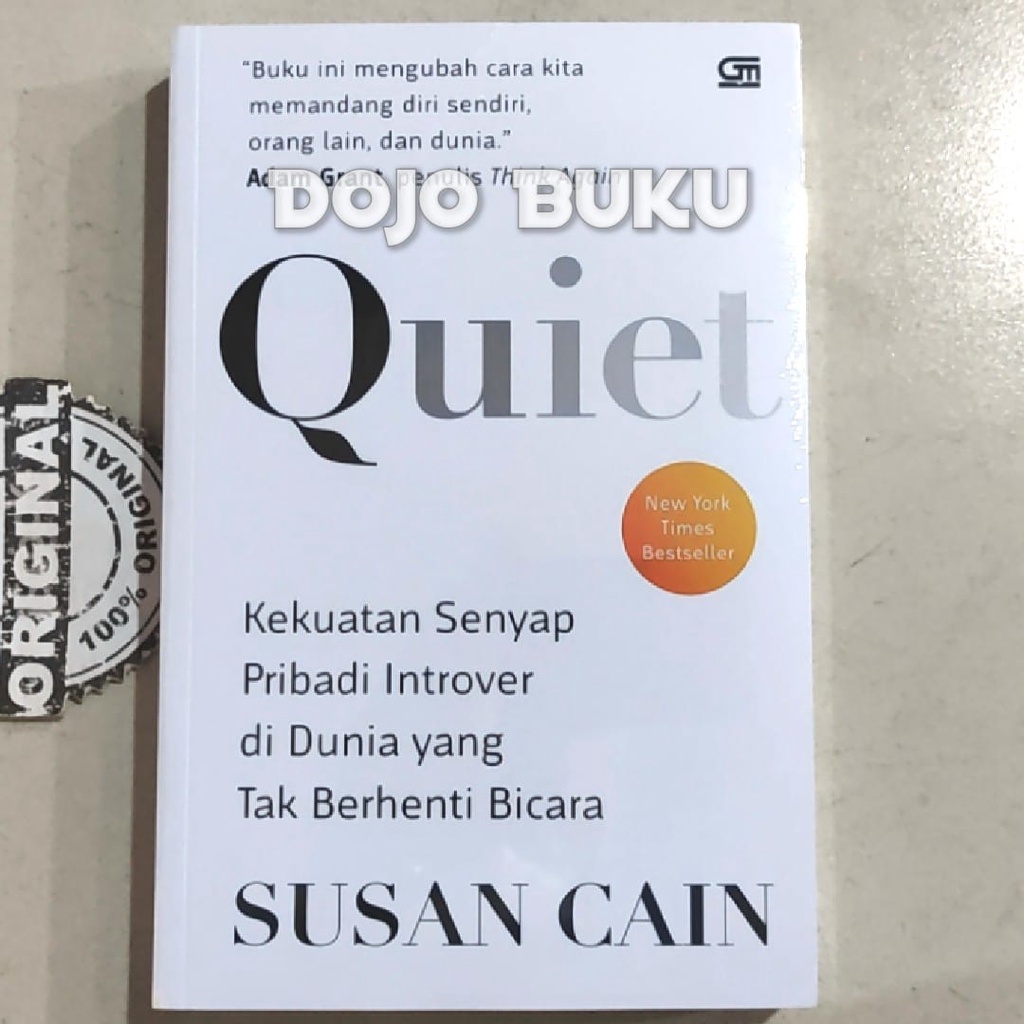 Buku Quiet: Kekuatan Senyap Pribadi Introver di Dunia yang Tak Berhenti