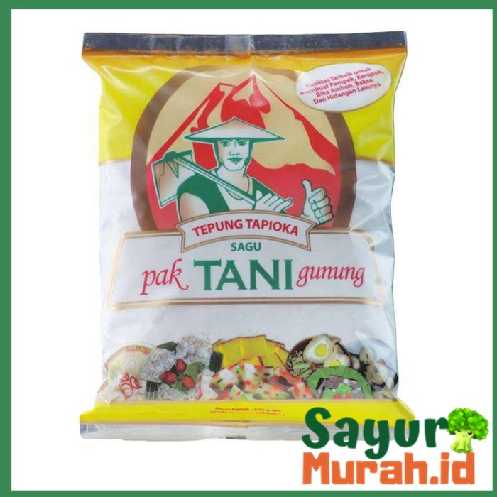 

Tepung Tapioka Cap Pak Tani Gunung 500gr | Tepung Sagu