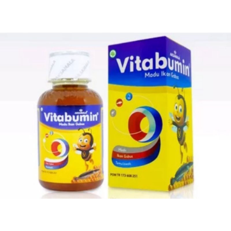 Vitabumin 60ml madu anak,madu Albumin,Extra Ikan Gabus,Vitamin ikan Gabus