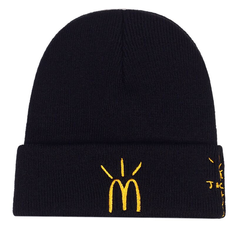 Topi Beanies Rajut Motif Bordir Kaktus Jack Gaya Kasual Hip Hop Untuk Pria Dan Wanita