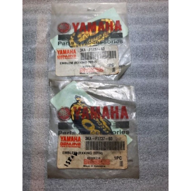 Emblem dop aki logo 20 tahun tutup box batere Rxking SE Rx king 2003 Gold special edition original y