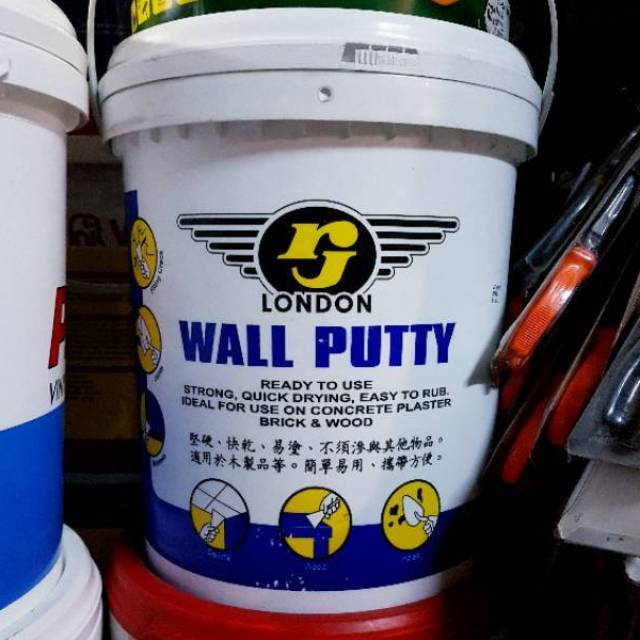 Dempul RJ London 25 kg tembok kayu / wall putty plamir dinding serbaguna