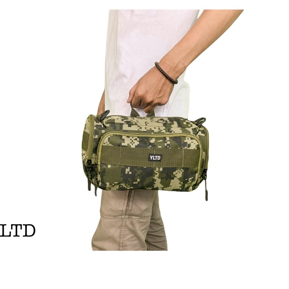 Ready Stock YDYNU Tas Selempang Pria Tactical Tas Selempang YLTD Motif Army 87 Promo