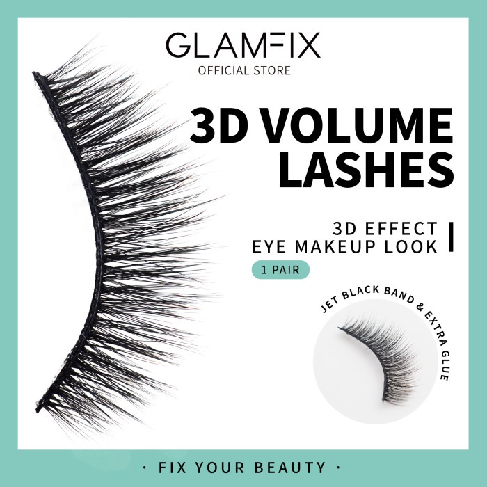 GLAMFIX Perfect Blink Lashes Bulu Mata 3D Volume New | Glamfix - 3D Volume01 New ORIGINAL