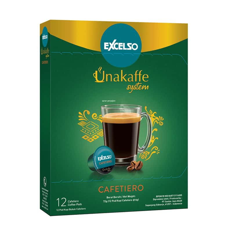 

1 Pcs Excelso Unakaffe Capsule Cafetiero Box [12 Kapsul / 6 Gram]