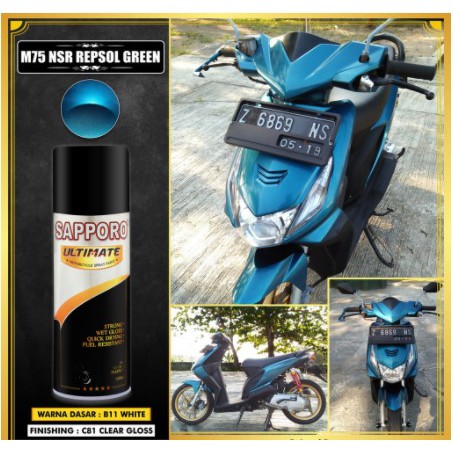 Cat Semprot Sapporo Ultimate M75 NSR Repsol Green / Pilox / Pylox / Pilok