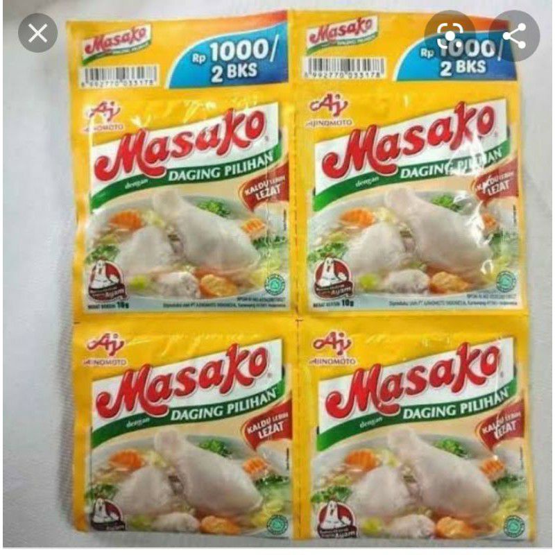

masako ayam 9 gram/persachet