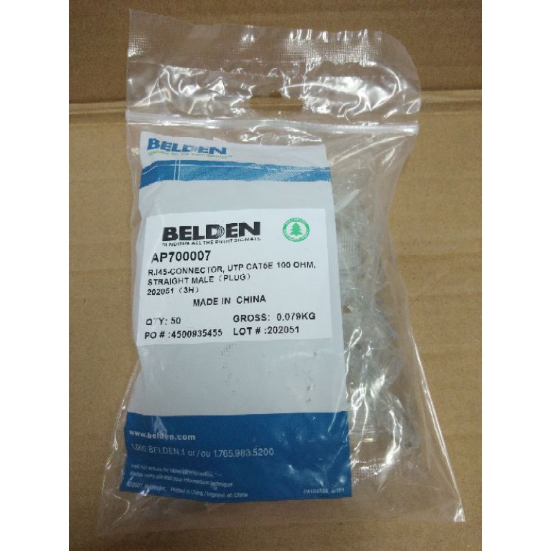 Belden Connector RJ45 Cat5E Original