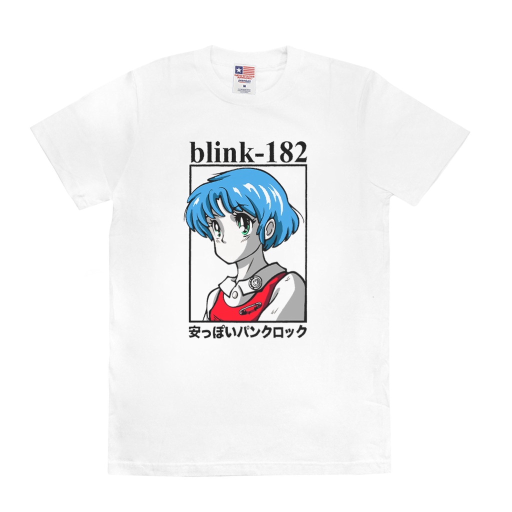 Kaos Band BLINK-182 "ANIME" Tag New States Apparel Premium - STIN