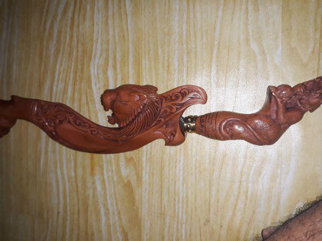 Sovenir Sunda Kujang Baja Pamor Damskus