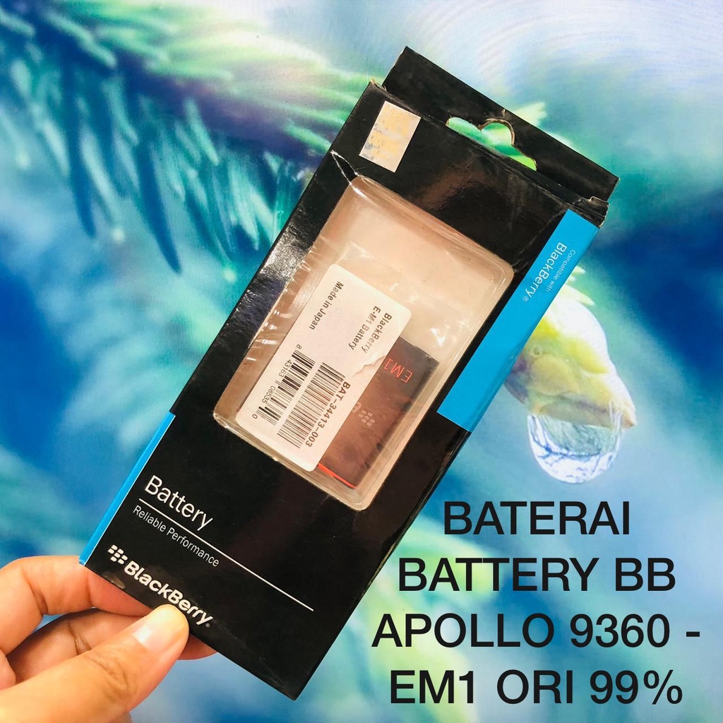 PROMO BATU BATRE BATRAI BLACKBERRY EM-1 APPOLO 9360 ORIGINAL