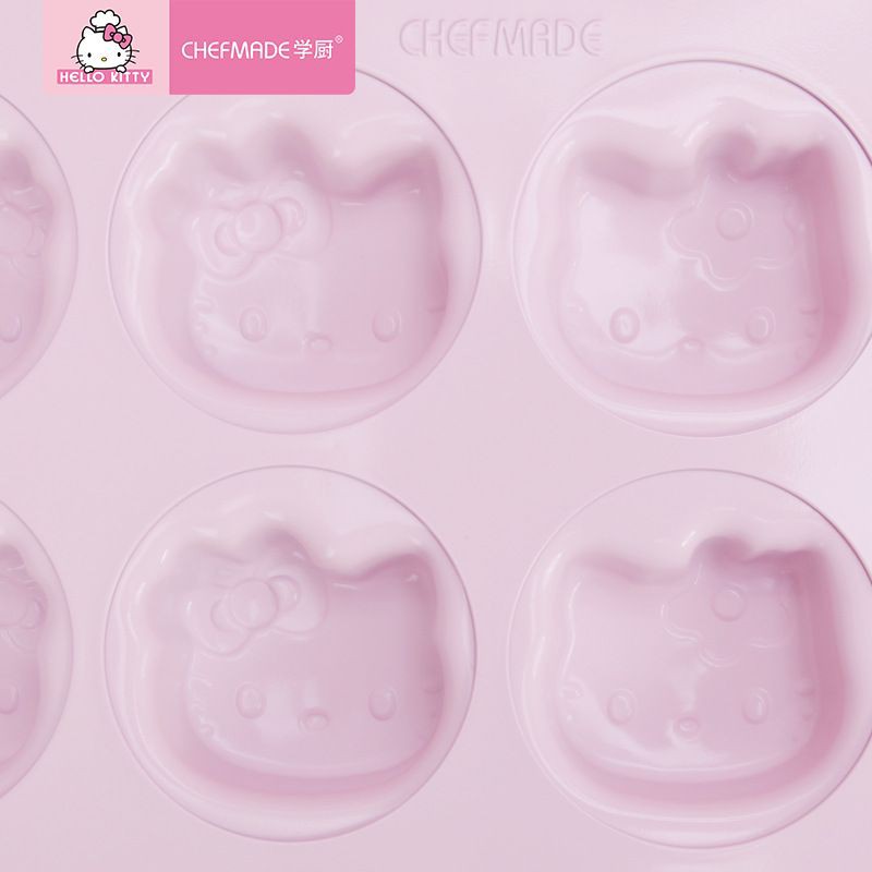 chefmade 12cups Kitty Mold cake bake pan KT7042/ loyang kue