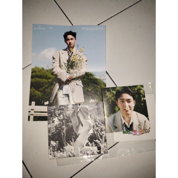 album only + folded poster empathy D.O. rose