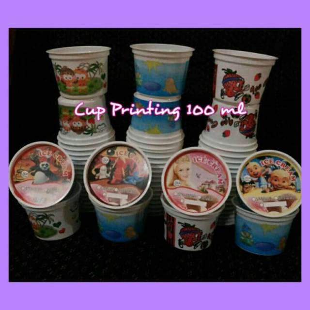 CUP PRINTING 100 ML