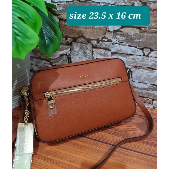 SLING BAG BONIA COKLAT ORIGINAL