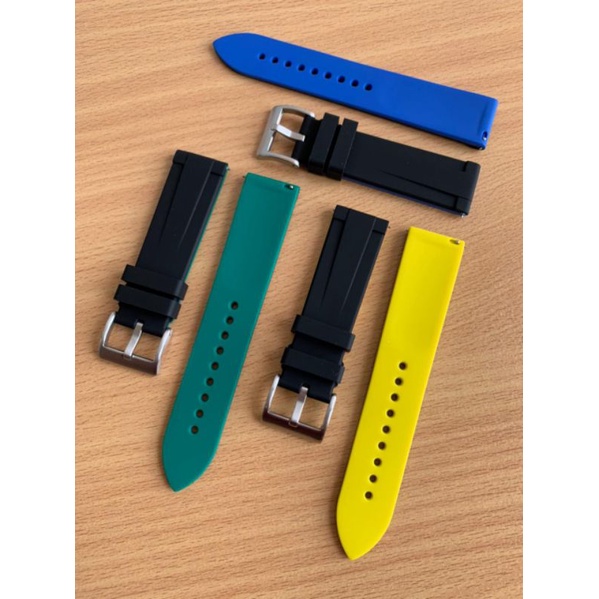 Strap Tali Jam Tangan Silicon quik release 6 combinasi warna