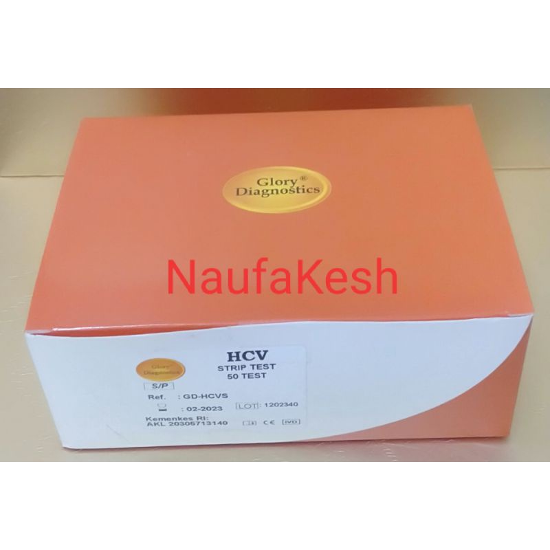 HCV Strip Test / Tes HCV  Strip Glory Diagnostics