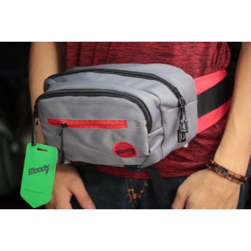 Waistbag Bloods termurah/Westbag pria /Tas pinggang