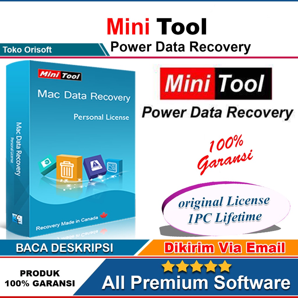 MiniTool Power Data Recovery Terbaru Lifetime Full Version