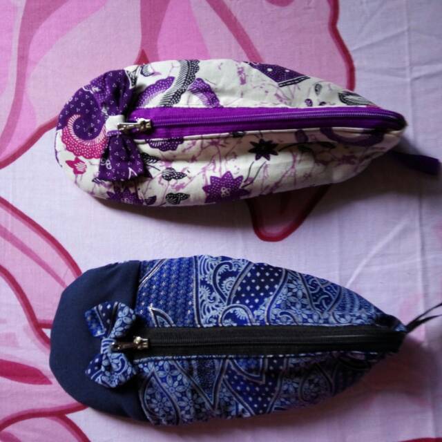 Jual Tempat Atk Tempat Alat Tulis Pensil Pulpen Kain Batik Shopee