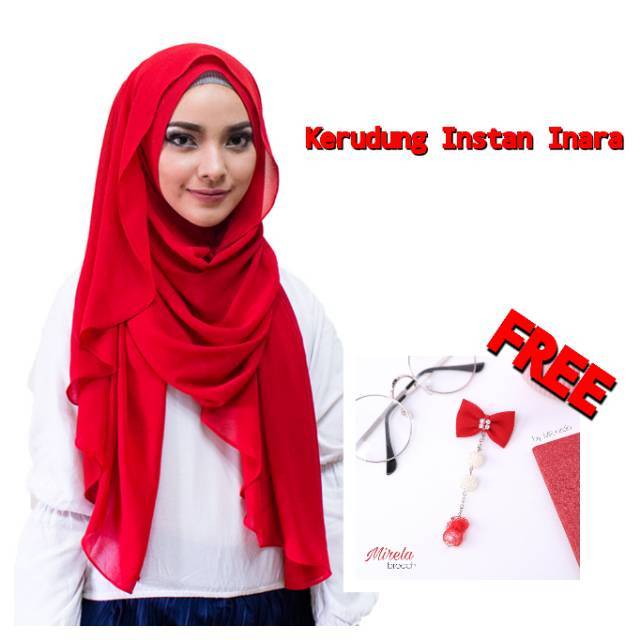 Milyarda hijab instan Inara FREE BROS kerudung langsung 