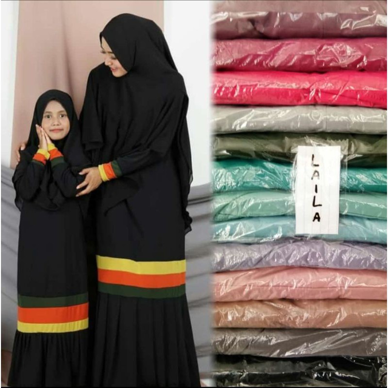 Gamis jersey laila sporty