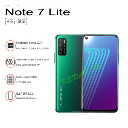 Infinix Note 7 Ram 4GB Rom 128 GB
